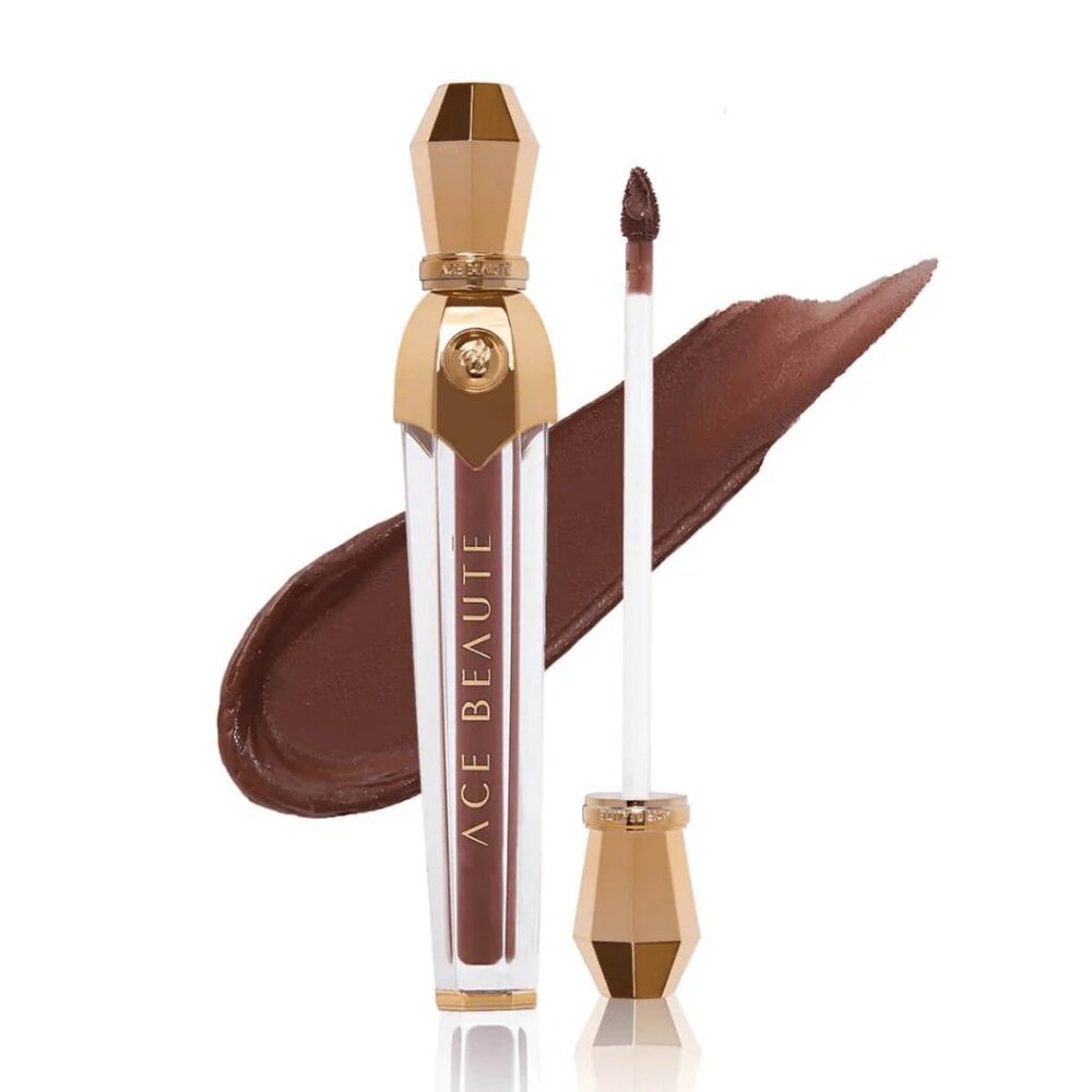 Ace Beaute Liquid Lipstick in Deep Brown